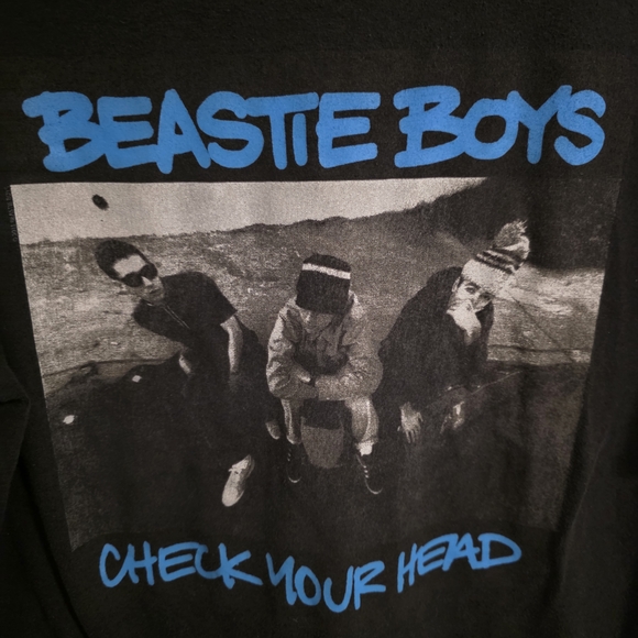 Beastie Boys Check Your Head Black and Blue Graphic Tee - Picture 2 of 6